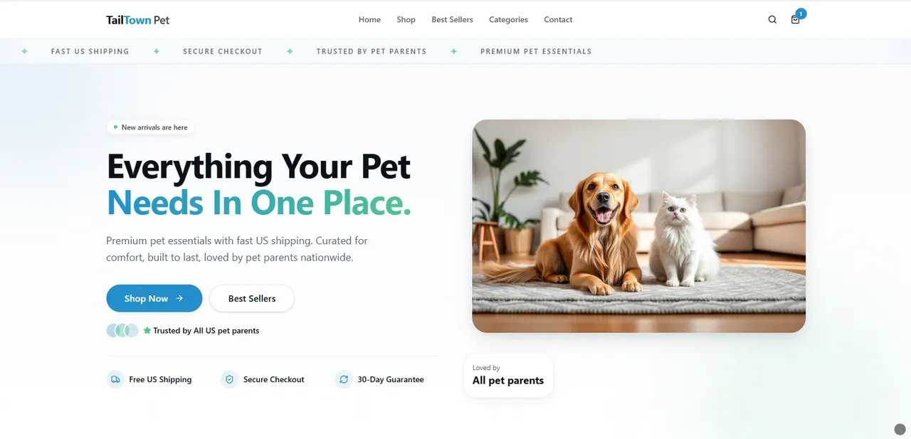 Modelo de site para E-commerce e Vendas Online